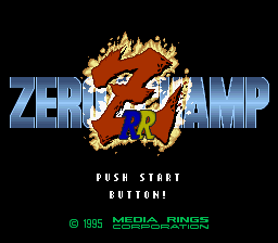 Zero 4 Champ RR-Z Title Screen